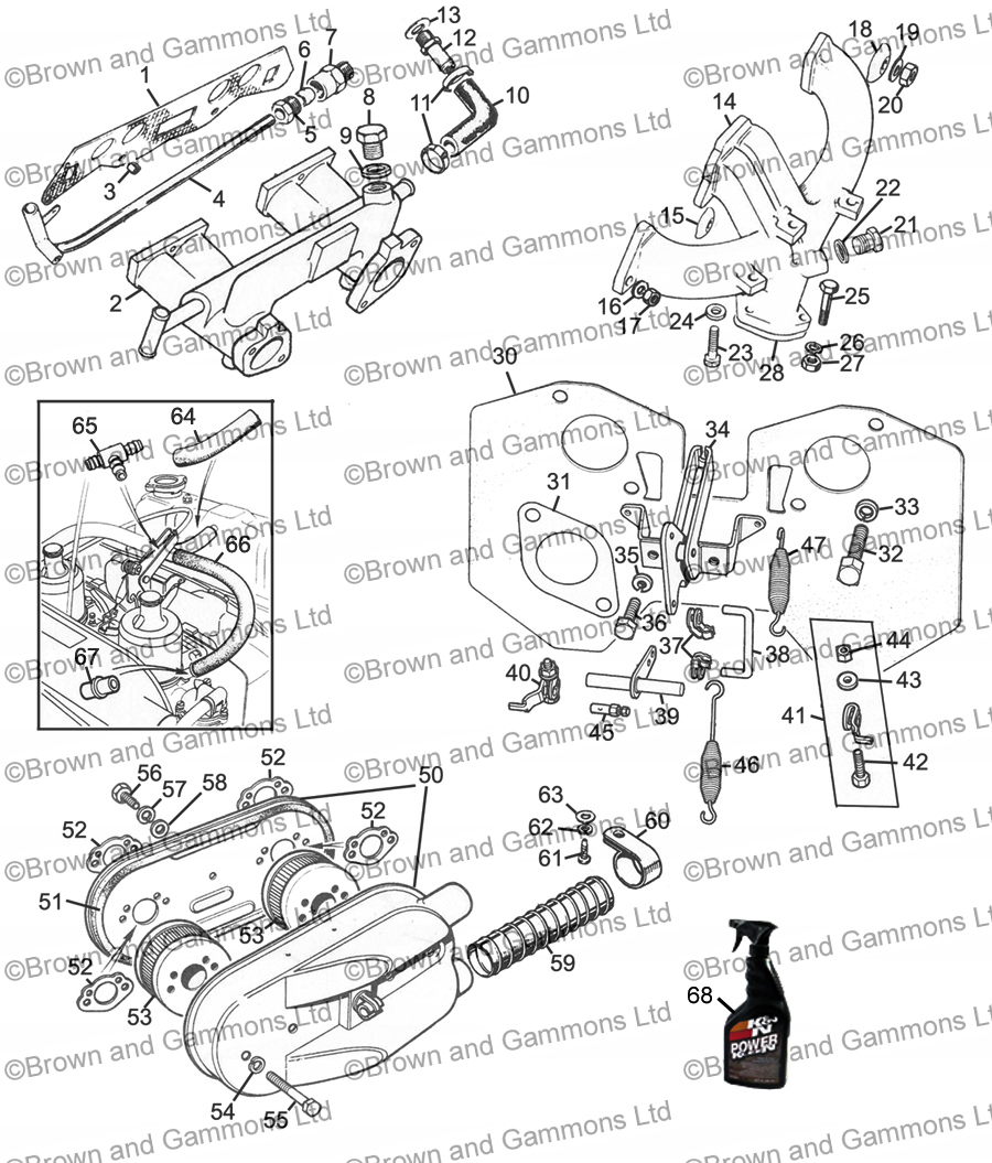 Image for 1500 Manifolds Heatshield & Air cleaner